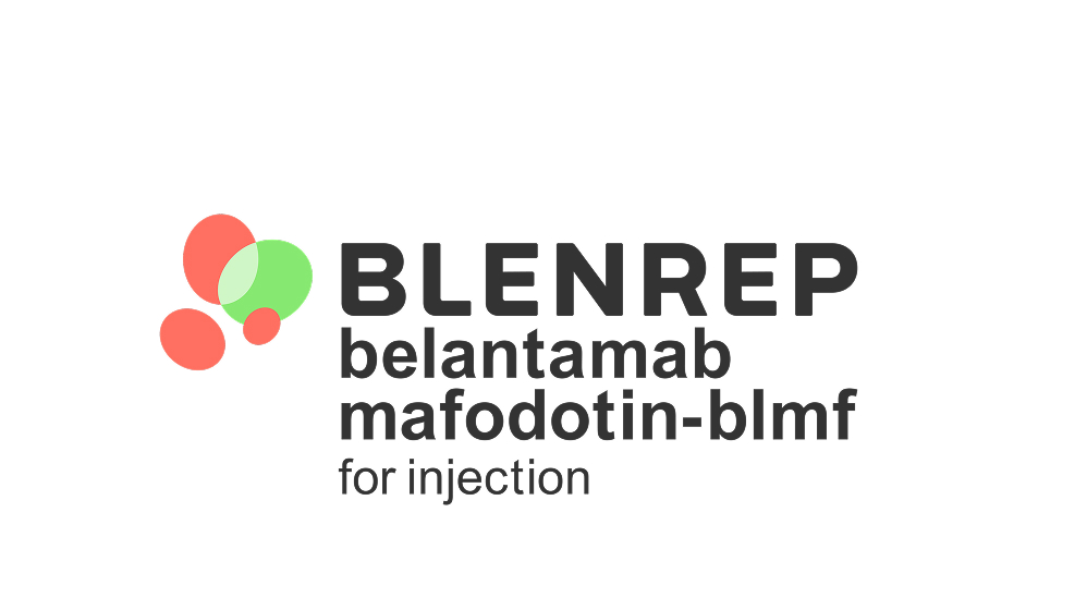 BLENREP belantamab mafodotin-blmf logo BLENREP belantamab mafodotin-blmf logo